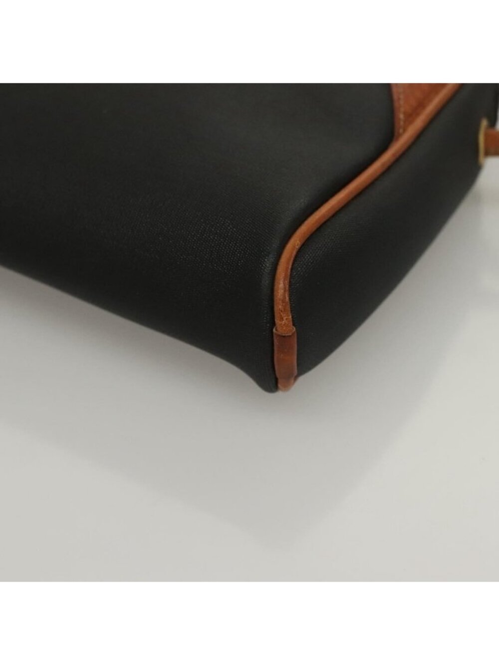 Authentic Christian Dior Shoulder Bag Leather PVC Black Brown - Picture 6 of 16